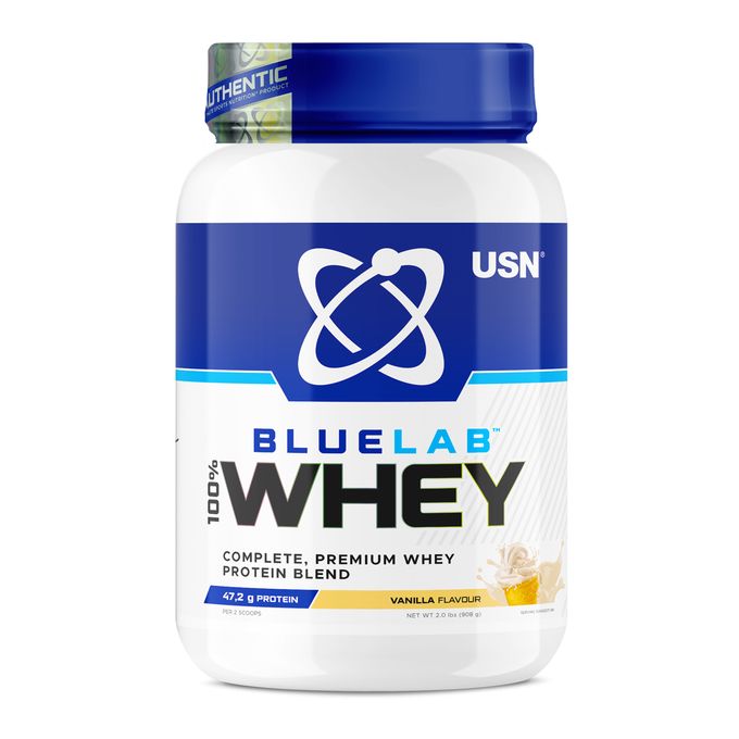 USN BLUE LAB 100% PREMIUM WHEY VANILLA 908G
