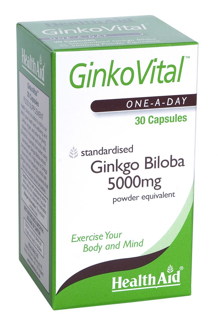 Health Aid Ginkovital 5000mg Caps 30's