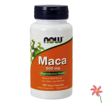 Now Maca 500mg Caps 100's