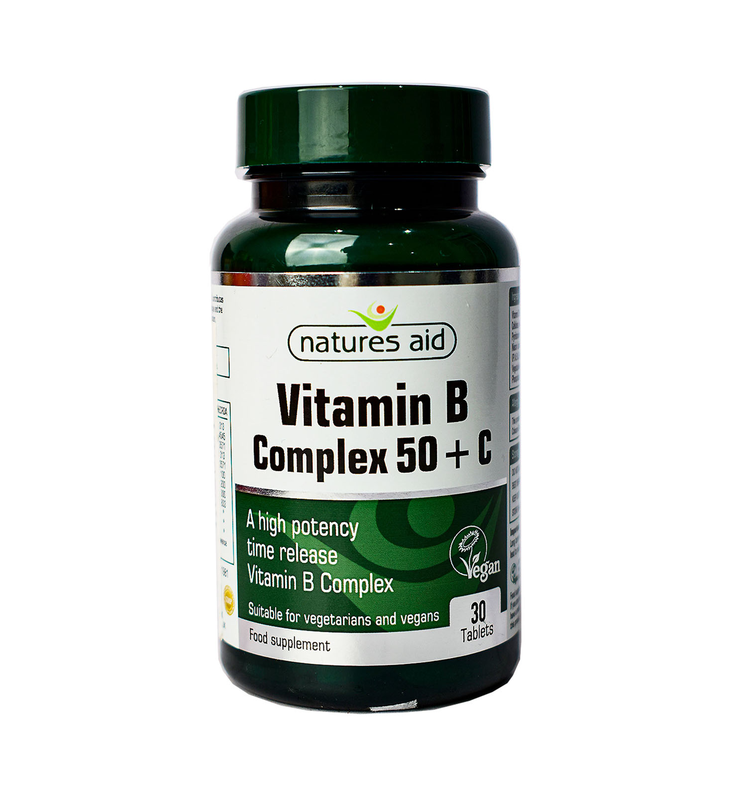 Natures Aid Vitamin B Complex + C Tabs 30's NETT