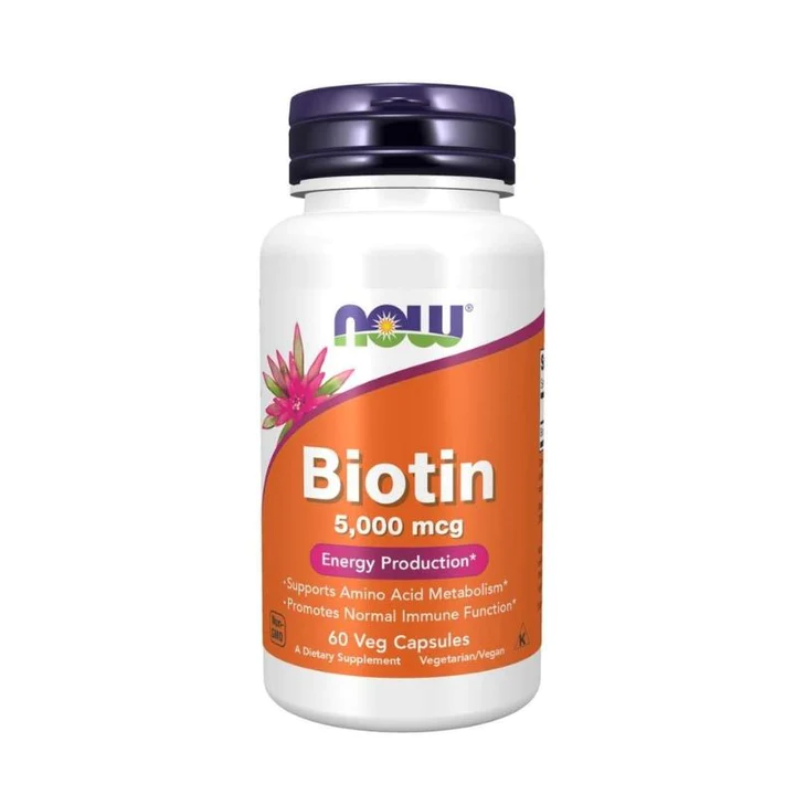 Now Biotin 5000mcg Caps 60's NETT