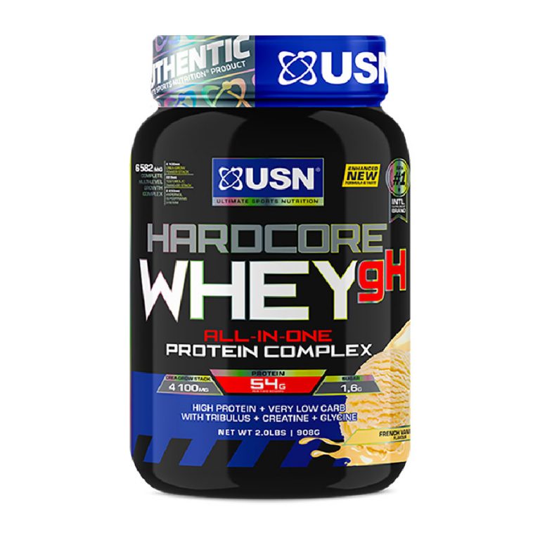 USN HARDCORE WHEY gH FRENCH VANILLA SMOOTHIE 908G