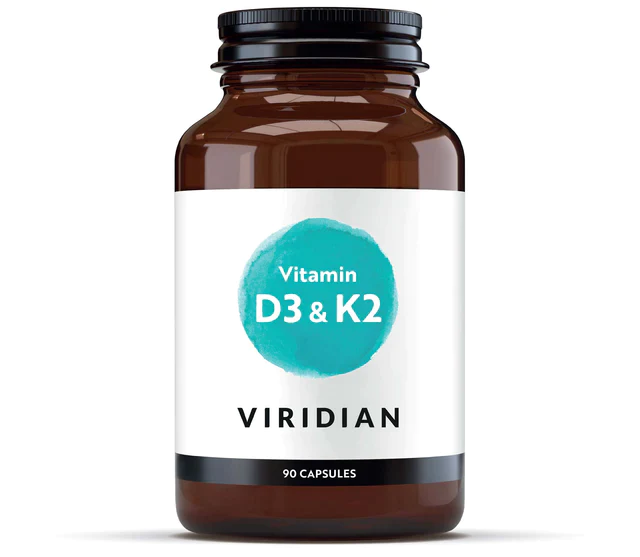 Viridian Vitamin D3 & K2 Caps 90`s