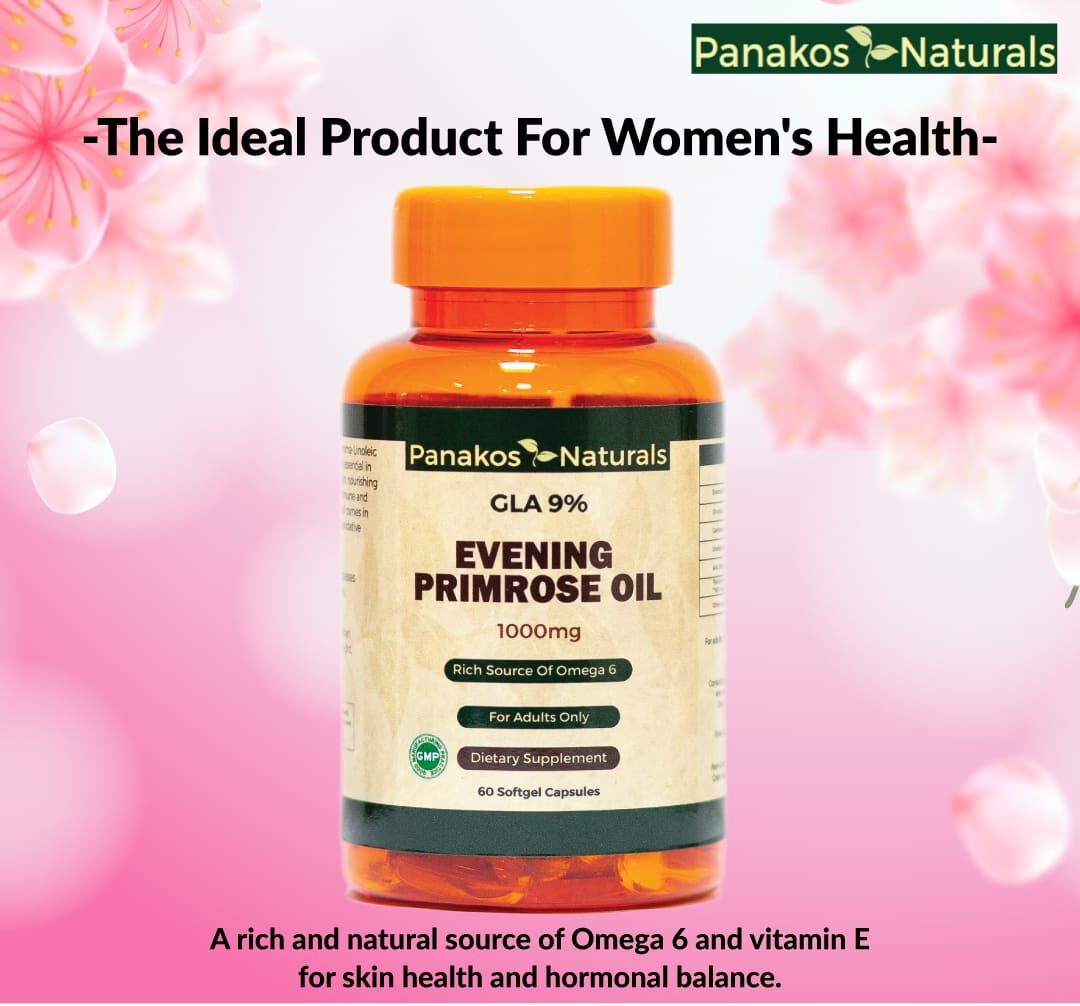 PN Evening Primrose Oil 1000mg Caps 60's