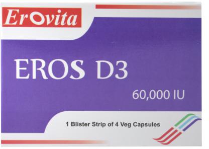 Erovita D3 60, 000 tabs 4's