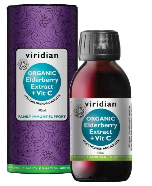 Viridian Elderberry Extract + Vit C